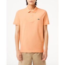 Lacoste Polo albicocca slim fit PH4012 in petit piqué