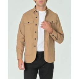 My Stuff Field jacket color sabbia in gabardina di cotone