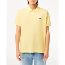 Lacoste Polo gialla classic fit L.12.12 in petit piqué