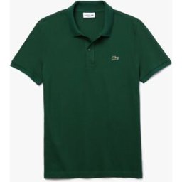 Lacoste Polo verde slim fit PH4012 in petit piqué