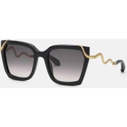 Roberto Cavalli Occhiale Da Sole Snake Collection - Female Occhiali Da Sole Nero UNICA
