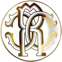 Roberto Cavalli Monogram Gold Set 2 Piatti Pane - Piatti Oro UNICA