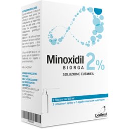 MINOXIDIL Sol.Cut.3fl.2%BIORGA
