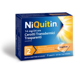 NIQUITIN*7 Cer.Transd.14mg/24H