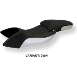 Tpz Italia Rivestimento sella compatibile Aprilia Mana 850 (07-16) modello Bali 1 NO LOGO 2WH (bianco)