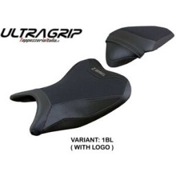 Tpz Italia Rivestimento sella compatibile Kawasaki Z 250 (19-20) modello Abrantes Ultragrip CON LOGO 1BL (nero)