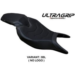 Tpz Italia Rivestimento sella compatibile Triumph Speed Triple 1200 RS (2022-2023) modello Senna Ultragrip NO LOGO 3BL (nero)