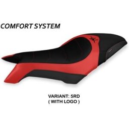 Tpz Italia Rivestimento sella compatibile MV Agusta Dragster 800 (19-23) modello Dobrica 2 comfort system 5RD (rosso) CON LOGO