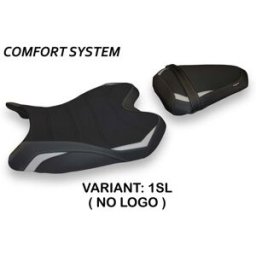 Tpz Italia Rivestimento sella compatibile Yamaha R6 (08-16) modello Passavia 1 comfort system NO LOGO 1SL (argento)