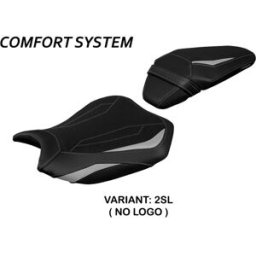 Tpz Italia Rivestimento sella compatibile Kawasaki Z H2 (20-23) modello Argos comfort system NO LOGO 2SL (argento)