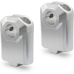 Riser Manubrio Sw-Motech Diametro 22 mm Argento