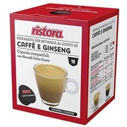 Ristora Caffè 40 capsule ristora ginseng compatibili nescafè dolce gusto