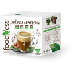 10 capsule foodness - caffè verde & ganoderma - compatibili nescafè dolce gusto