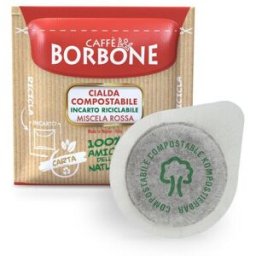 150 cialde ese 44mm caffè borbone miscela rossa