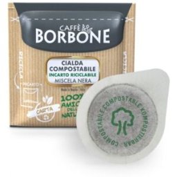 50 cialde ese 44mm caffè borbone miscela nera
