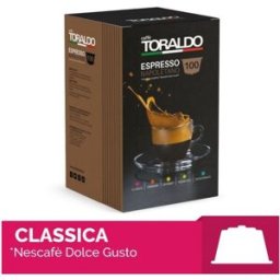 50 capsule caffè toraldo miscela classica compatibili nescafè dolce gusto