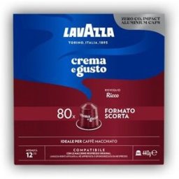 80 capsule lavazza crema&gusto ricco compatibili nespresso®*