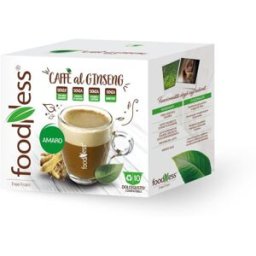10 capsule foodness - ginseng amaro - compatibili nescafè dolce gusto