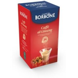 18 cialde ese 44mm caffè borbone - caffè al ginseng