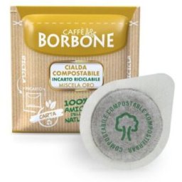 50 cialde ese 44mm caffè borbone miscela oro