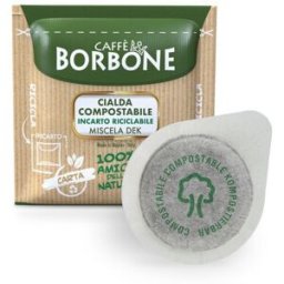 150 cialde ese 44mm caffè borbone miscela dek