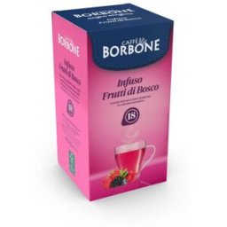 18 cialde ese 44mm caffè borbone - infuso ai frutti di bosco