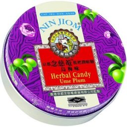 Pastiglie alle erbe Pei Pa Koa gusto Prugna Ume - Nin Jiom 60g.
