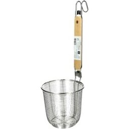 H&S Scolapasta per noodles con manico in legno - Diametro 12cm.