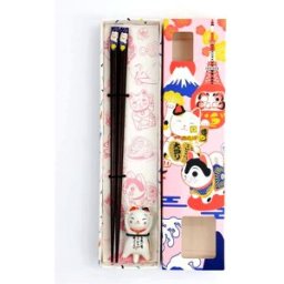 Bacchette con appoggio a gattino sdraiato - Tokyo Design Studio