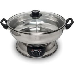 REMO Pentola Hot Pot elettrica con 2 sezioni - diametro 30 cm