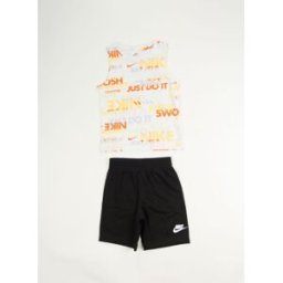 NIKE COMPLETO T-SHIRT + SHORT PLAYFUL GRAPHIC BAMBINO 5-6