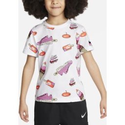 NIKE T-SHIRT FOOD PRINTED ALL-OVER BAMBINO