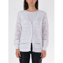 MARKUP CARDIGAN IN COTONE TRAFORATO M