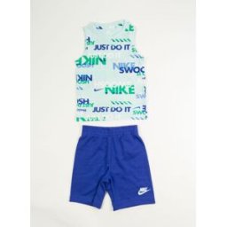 NIKE COMPLETO T-SHIRT + SHORT PLAYFUL GRAPHIC BAMBINO 4-5