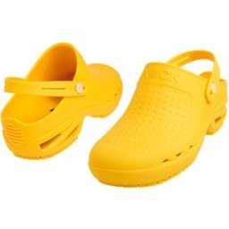 WOCK CLOG BIANCO/ARANCIO 41/42