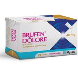 BRUFEN DOLORE*orale grat 24 bust 40 mg