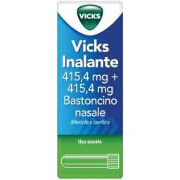 Vicks inalante rinologico - 1 bastoncino nasale con mentolo e canfora