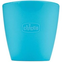 CHICCO BIBERON SILICONE AZZURRO 6 MESI+