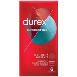 DUREX SUPERSOTTILE CLOSE FIT6P