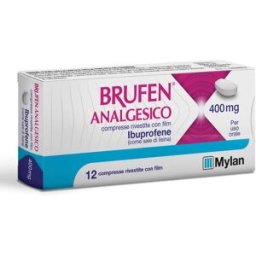 Brufen Analgesico 12 compresse rivestite da 400 milligrammi