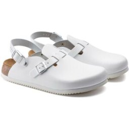 Birkenstock Kay SL, pelle naturale, colore bianco, misura 36