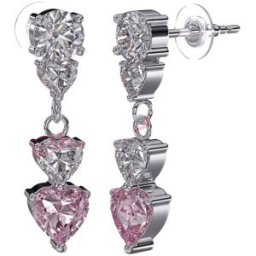 BJT333 ORECCHINI DONNA ROSE STAINLESS STEEL