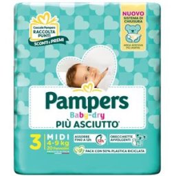 PAMPERS BD DOWNCOUNT MIDI 20PZ