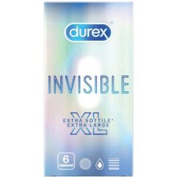 DUREX INVISIBLE XL 6PZ