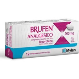 BRUFEN ANALGESICO*12 cpr riv 200 mg