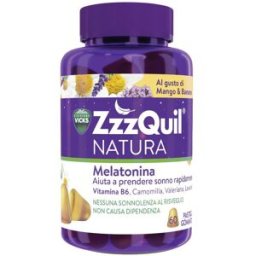 Vicks zzzquil natura mango&banana - 60 pastiglie gommose