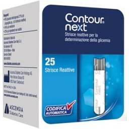 CONTOUR NEXT GLICEMIA 25STR