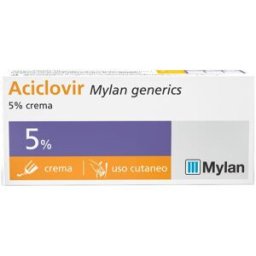 ACICLOVIR (MYLAN GENERICS)*crema derm 3 g 5%
