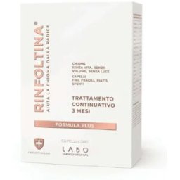 Rinfoltina formula plus per capelli corti - 3 mesi di trattamento - flacone da 100 millilitri- Labo