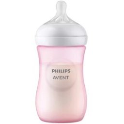 AVENT BIB NAT 3,0 ROSA 260ML